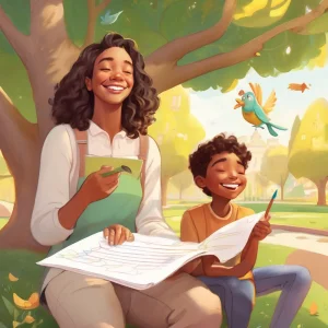 აქტივობის სურათი: ბუნების სკავენჯერ ტური ენის უნარების გაზრდისთვის