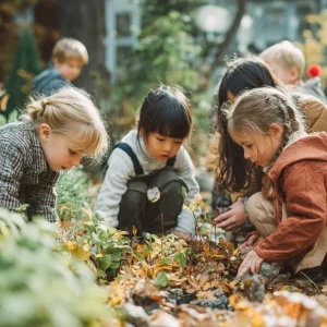 აქტივობის სურათი: ტყის ჩურჩული: ბუნების საგანძურის ძიების თამაში - დათვლა და დალაგება